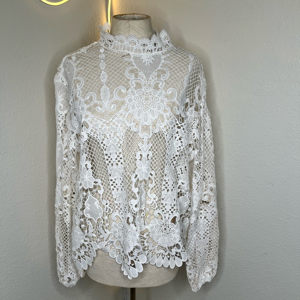 SHEIN Lace Top - Size 1XL